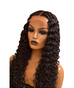 Custom Indian Curly Closure Unit